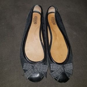 Coach ballet slippers